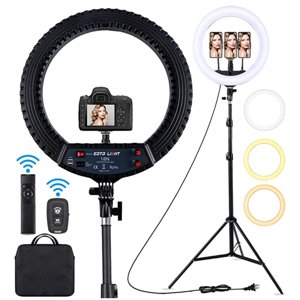Ring light with tripod stand