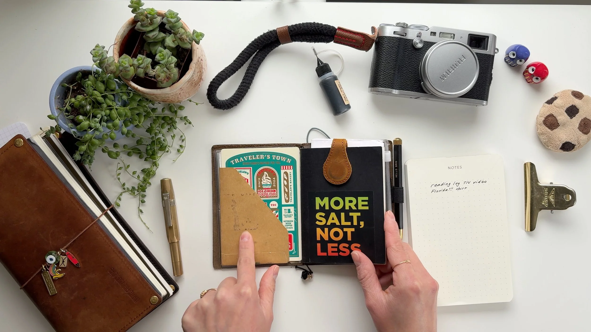 A full walkthrough of my daily log in my Passport Traveler’s Notebook