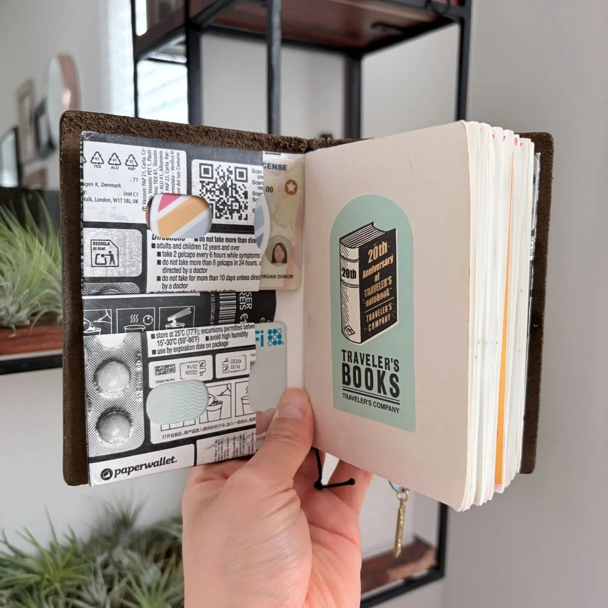 Paperwallet passport wallet - Save $10