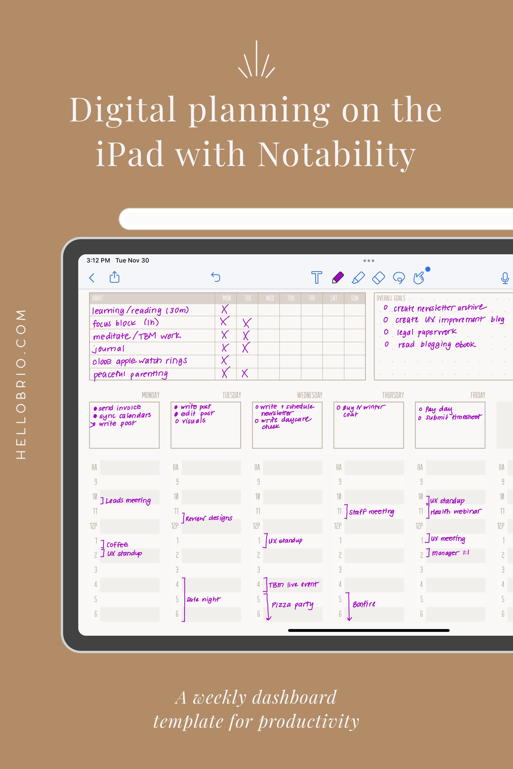Goal Setting Template