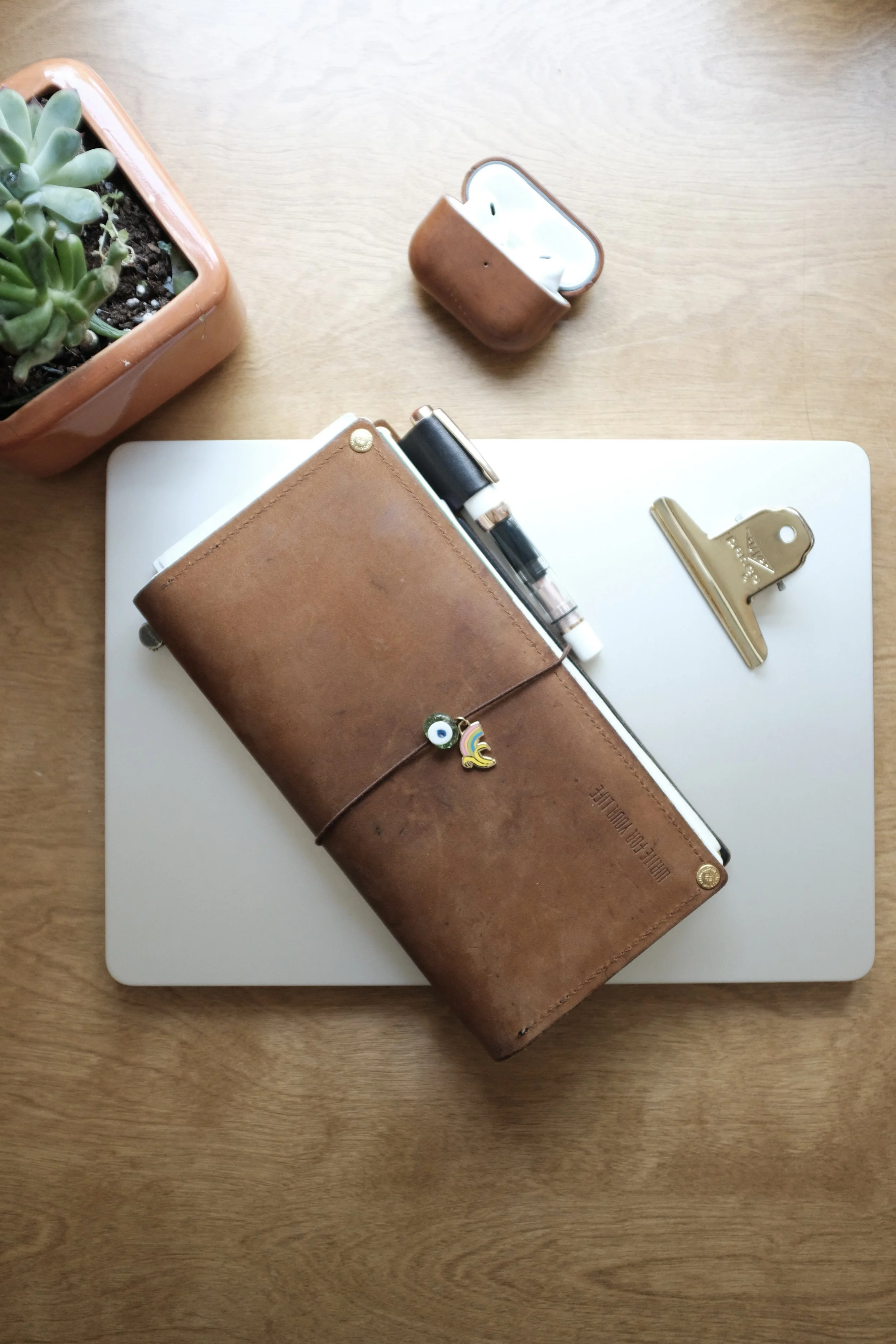 My 4-insert Traveler’s Notebook every day carry (EDC) setup