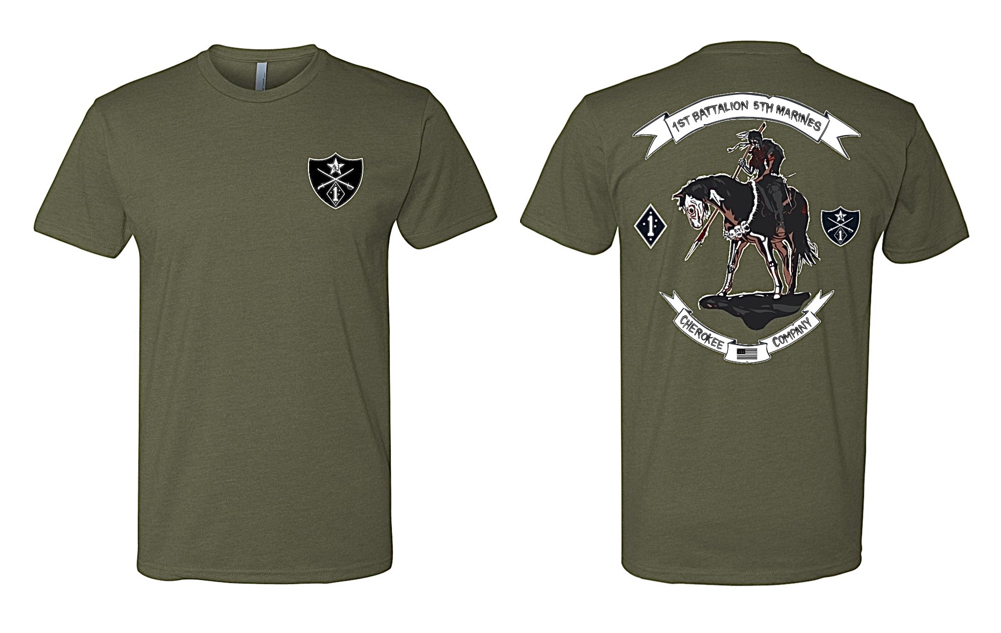 Blackfoot 1st Battalion, 5th Marines Dri Fit TeeShirt —, 45% OFF
