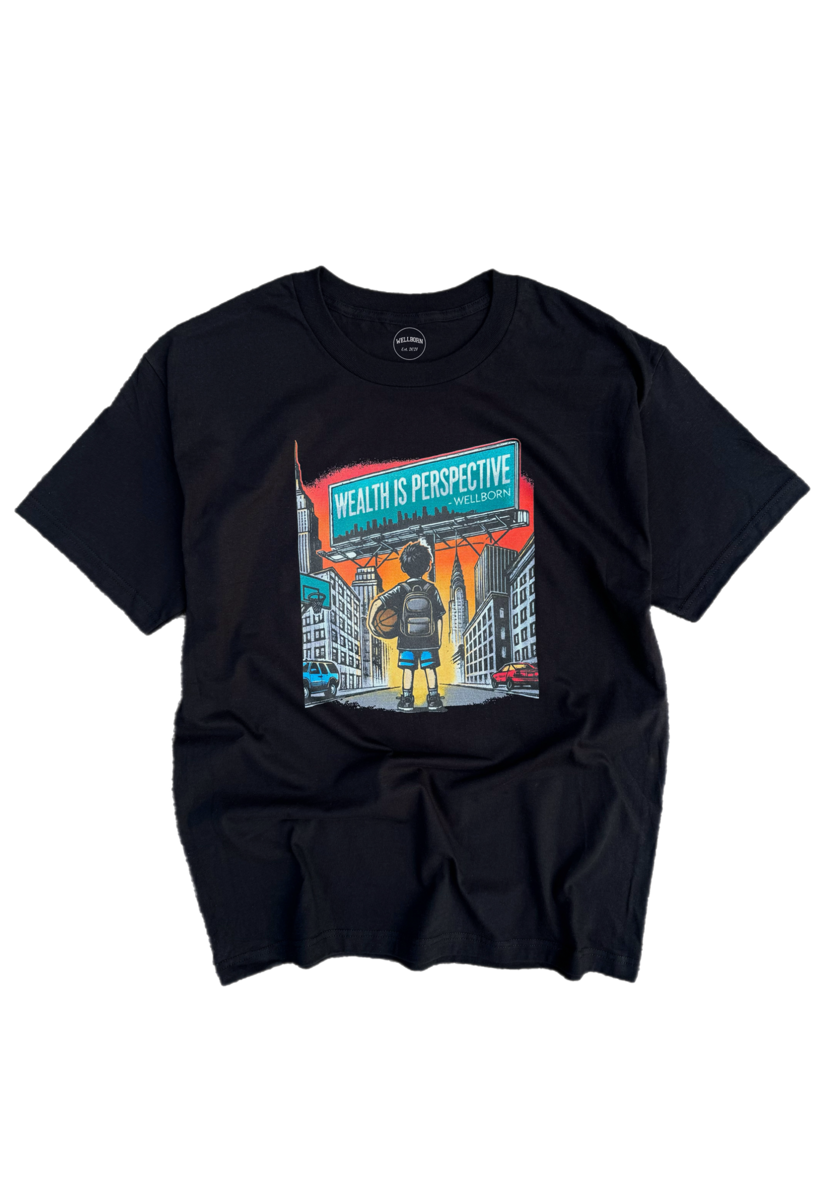 Black "Billboard" T-Shirt
