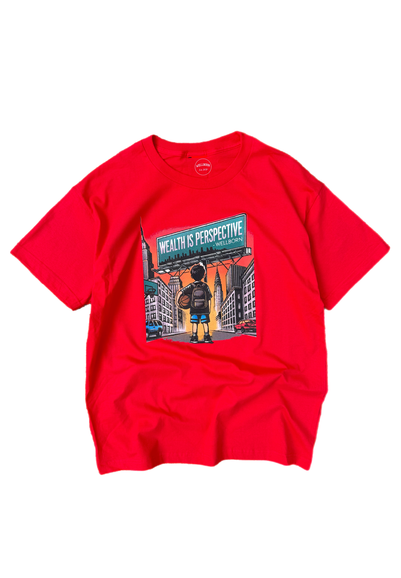 Red "Billboard" T-Shirt