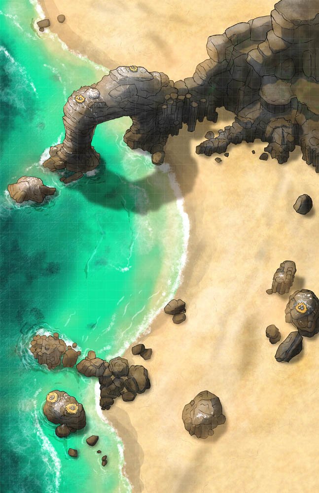Hangman's Beach RPG Map by Limithron | Limithron