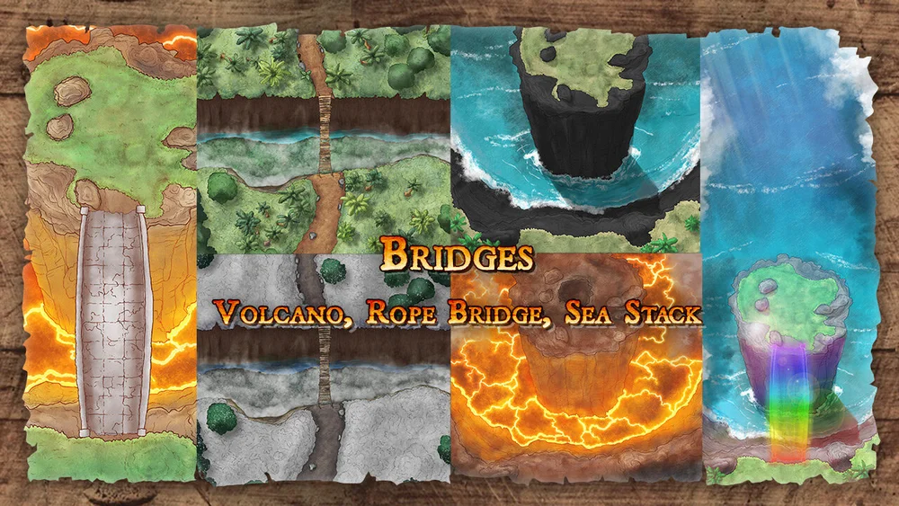 Limithron's Treasure Map Kit And Bridges