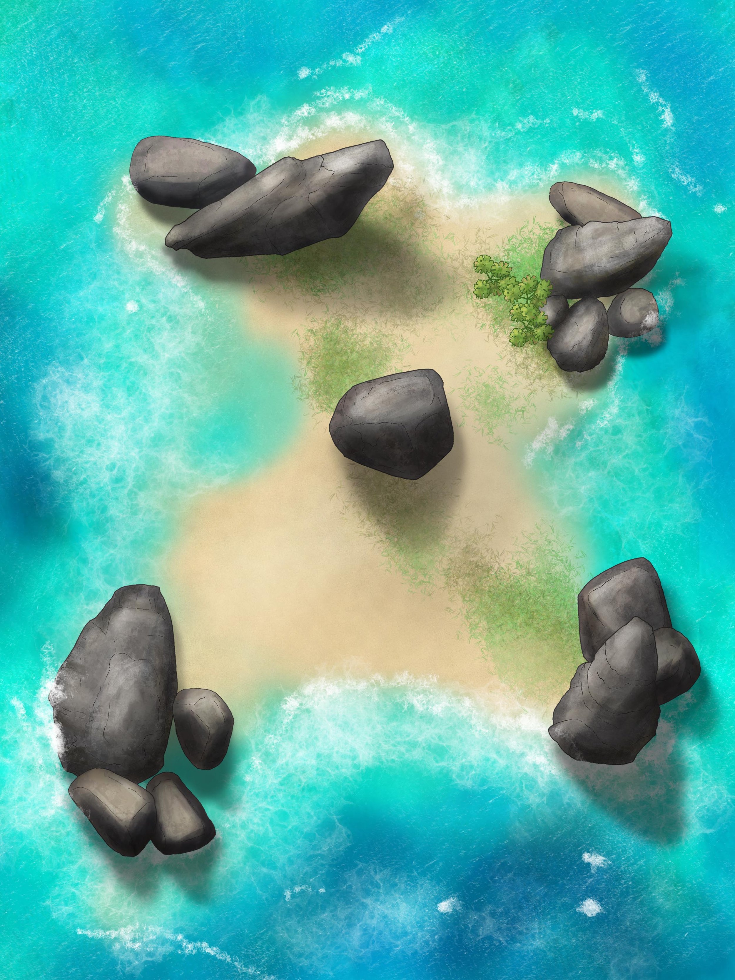 Shipwreck Fort (Just Rocks)