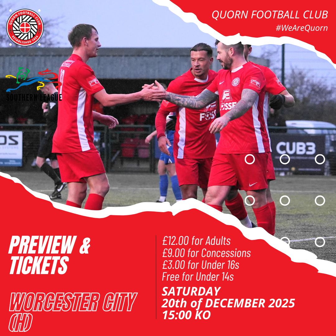 PREVIEW: Worcester City (H)