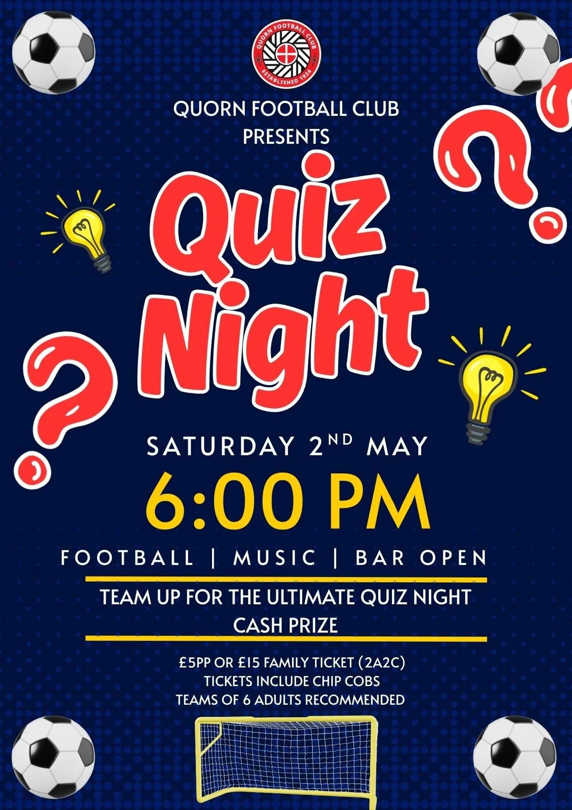 QUIZ NIGHT: Junior Fundraiser