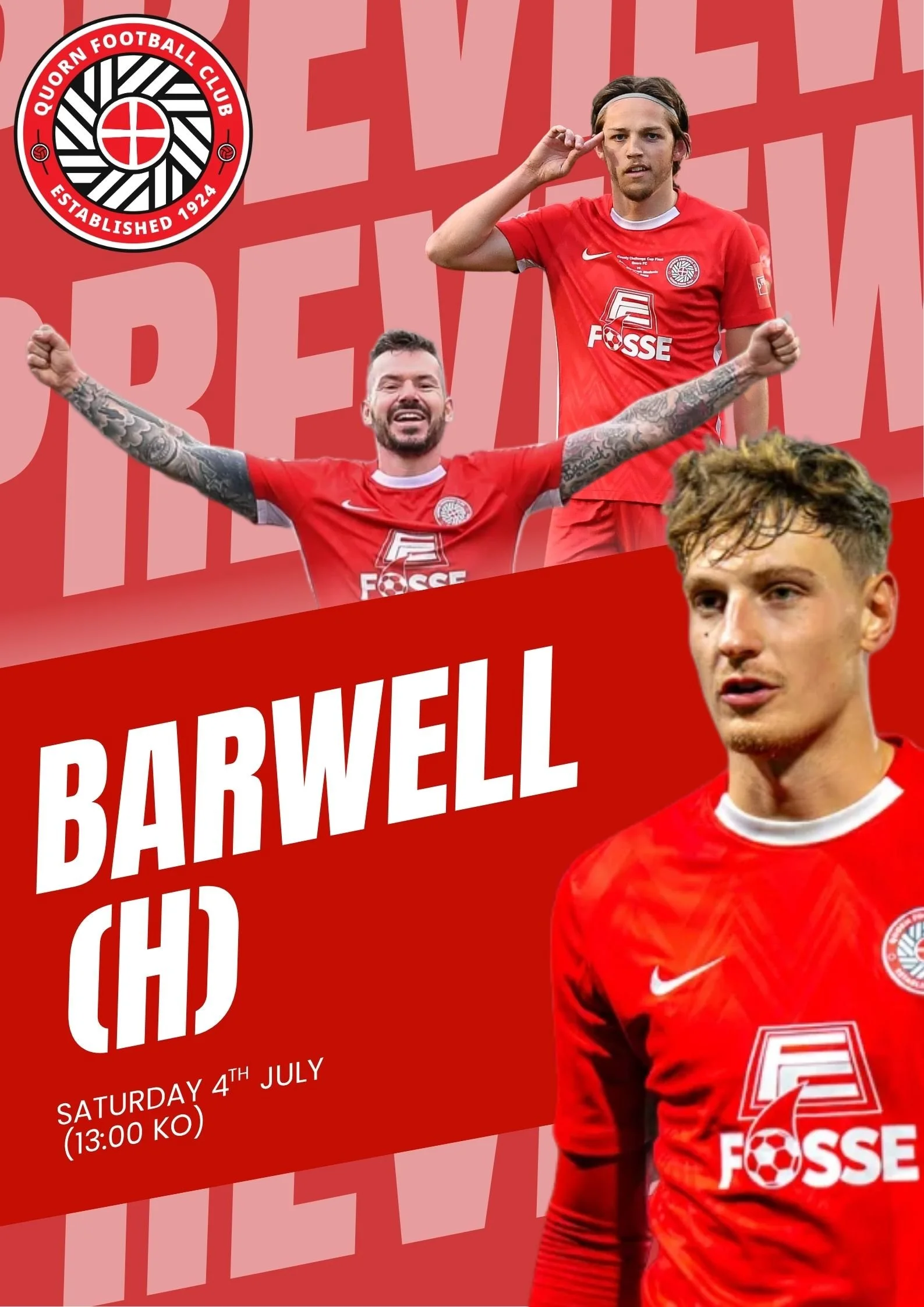 PREVIEW: Barwell (H)