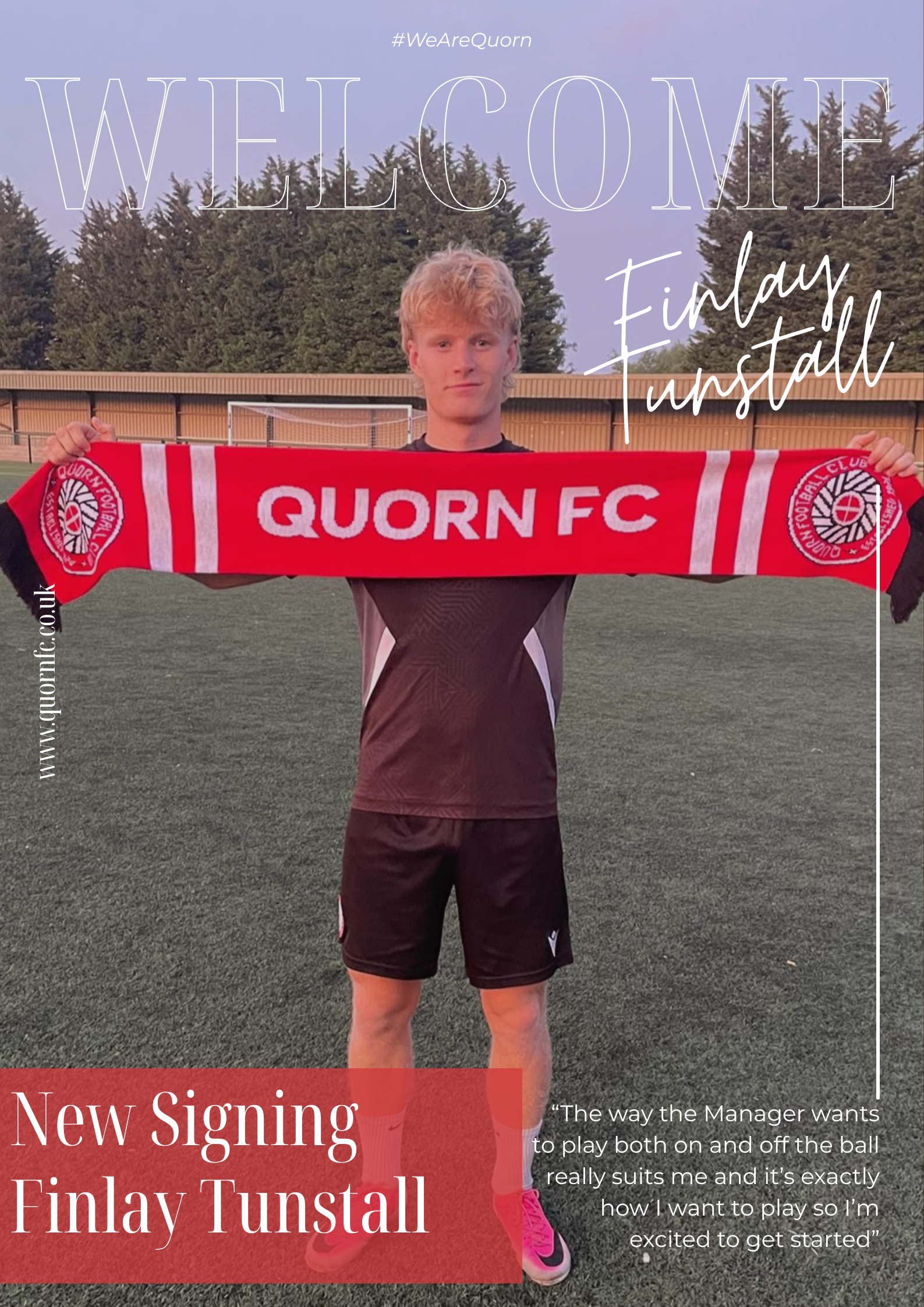 SQAUD NEWS: Finlay Joins the Reds