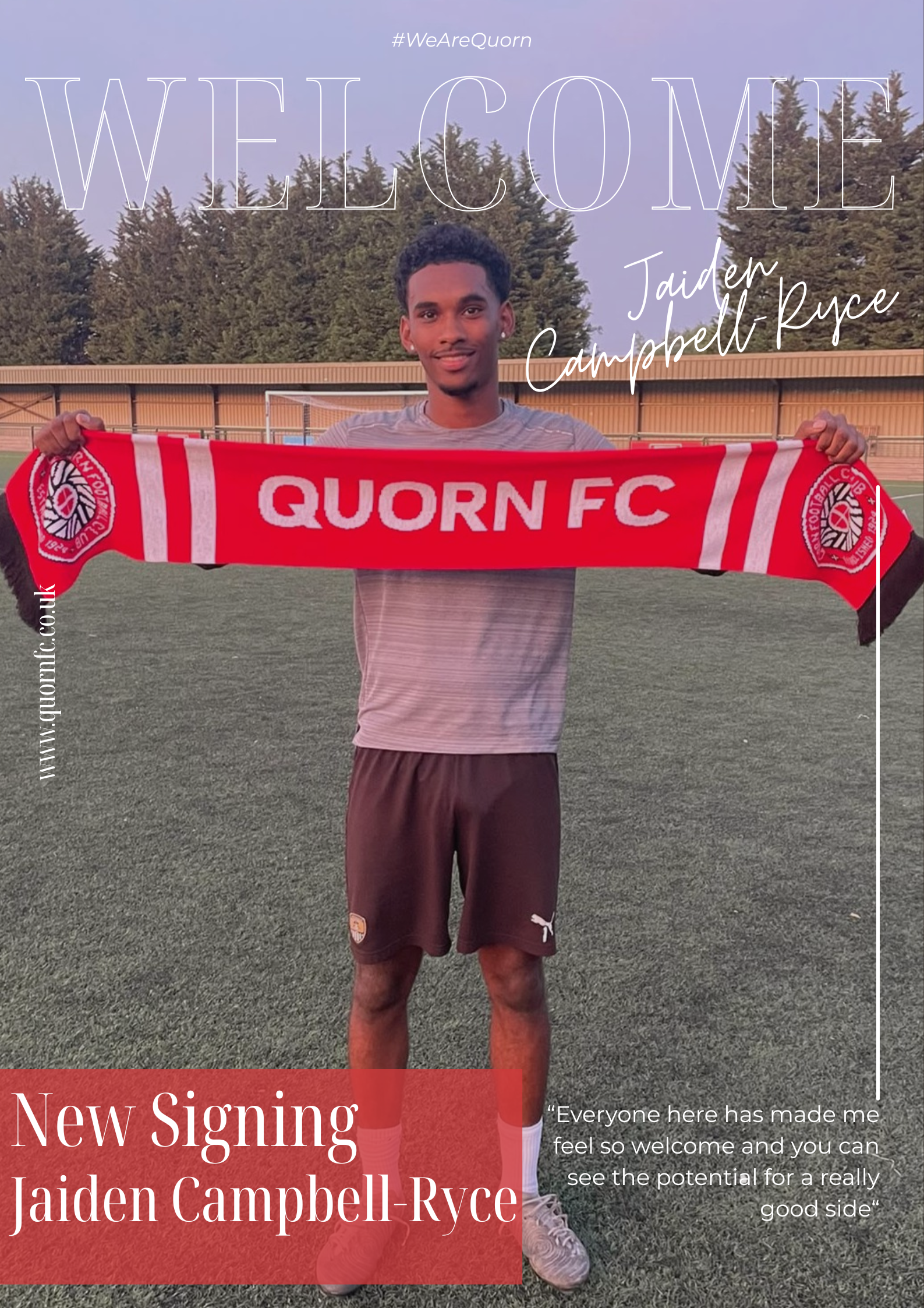 SQUAD NEWS: Jaiden Joins the Reds