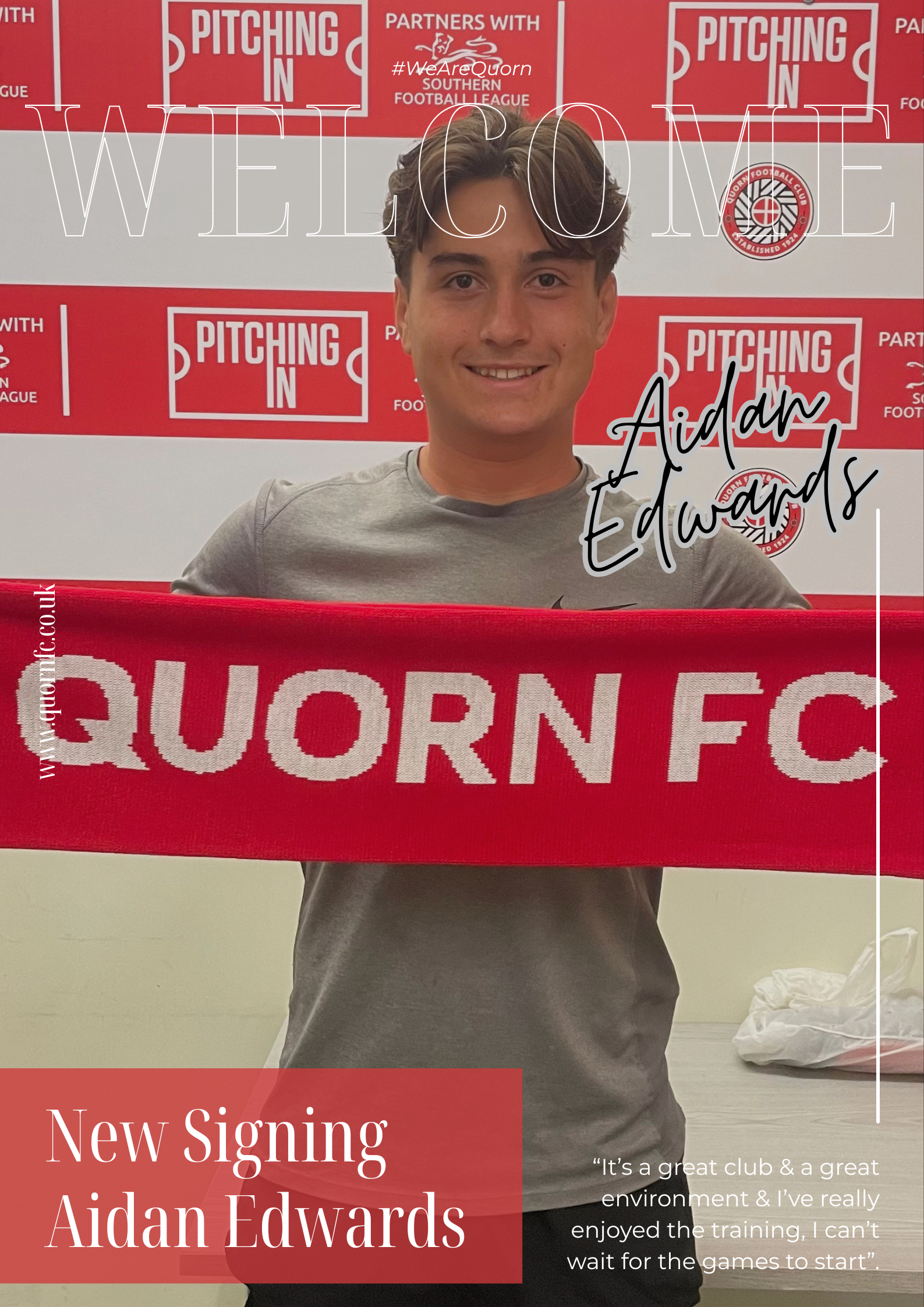 SQUAD NEWS: Aidan Edwards Joins Reds