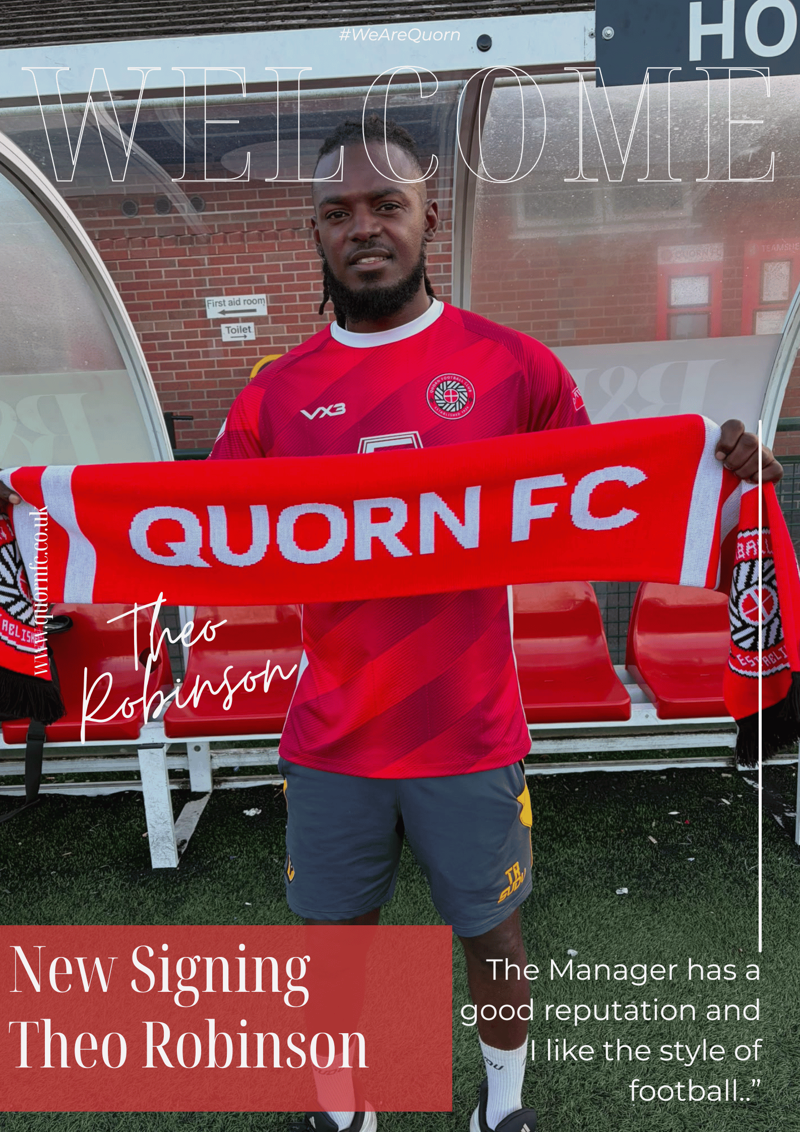SQUAD NEWS: Theo Robinson Joins Reds