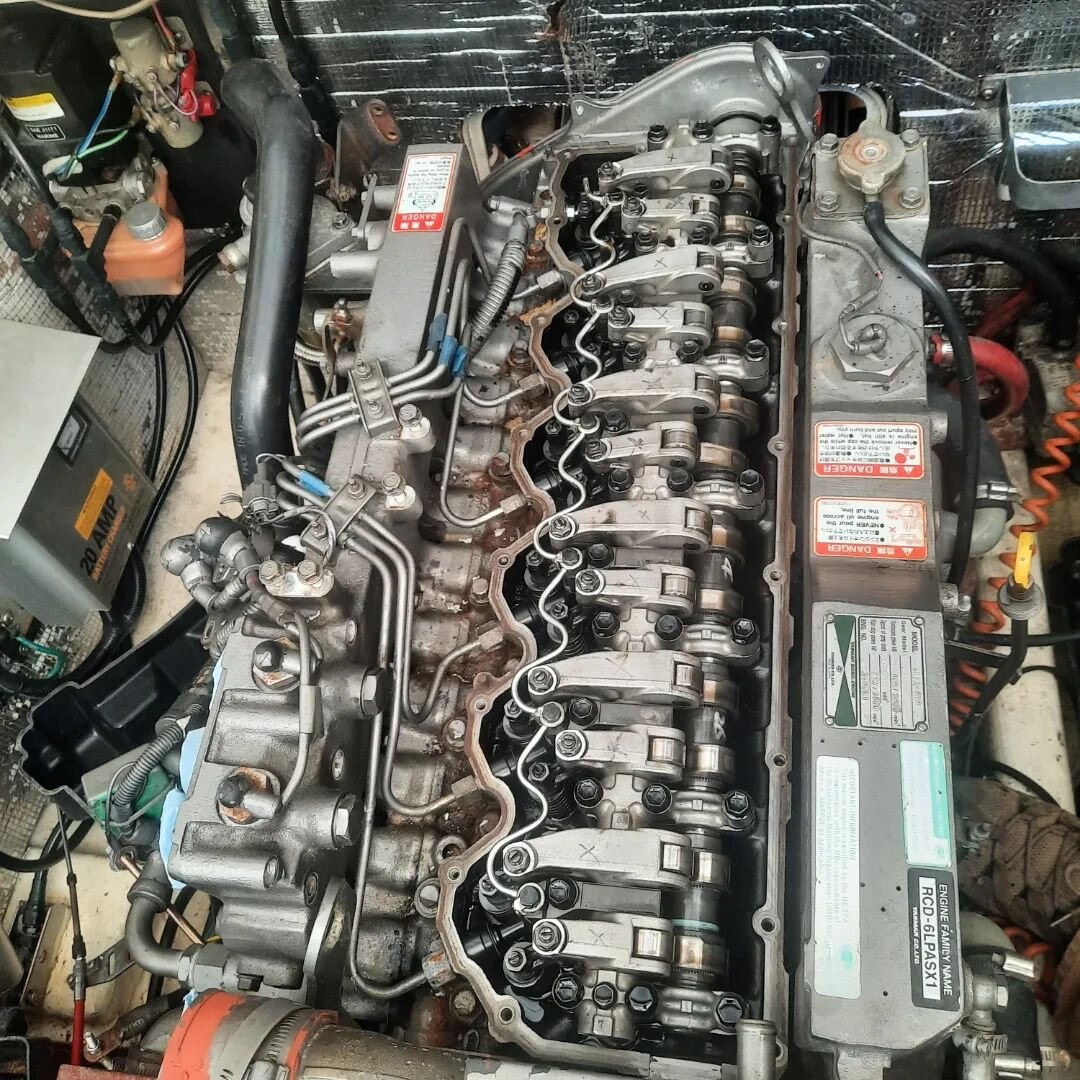 Yanmar 6LPA timing belt and valve adjustment job

 #yanmar #carolinaclassic #valveadjustment #tristatemarinect #marinedieselspecialists #cumminsmarine #cummins #cumminsonan&nbsp; #yanmarmarine #catmarine&nbsp; #dieselrepair  #mobilemarine #mobilemari