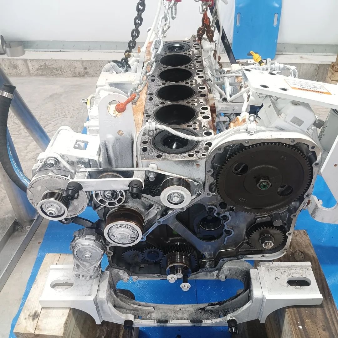 Digging into a very unusual failure on a low hour Cummins QSC. Lifter sheared the retaining pin, allowing the lifter to rotate and wipe out the camshaft. #enginerebuild #qsc #tristatemarinect #marinedieselspecialists #cumminsmarine #cummins #cumminso