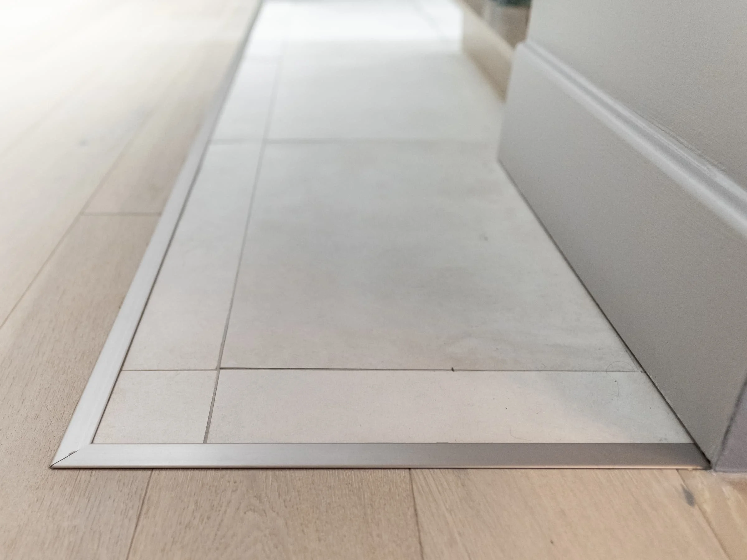 Kitchen renovation with porcelain tiles, Toronto interior design