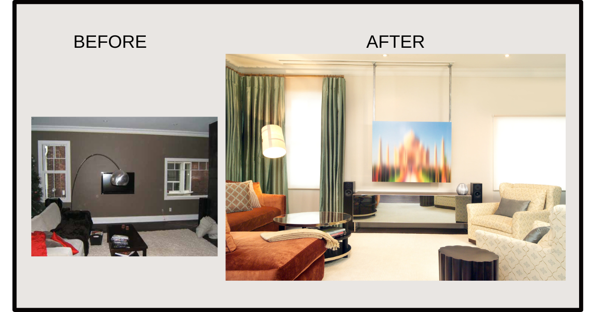 Before-After Toronto Interior Decorator and Designer Barbara Nyke