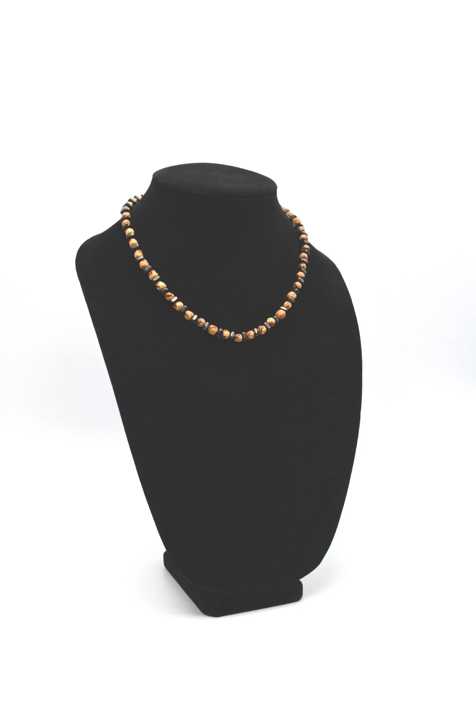 Ghost Bead Necklace - Jet