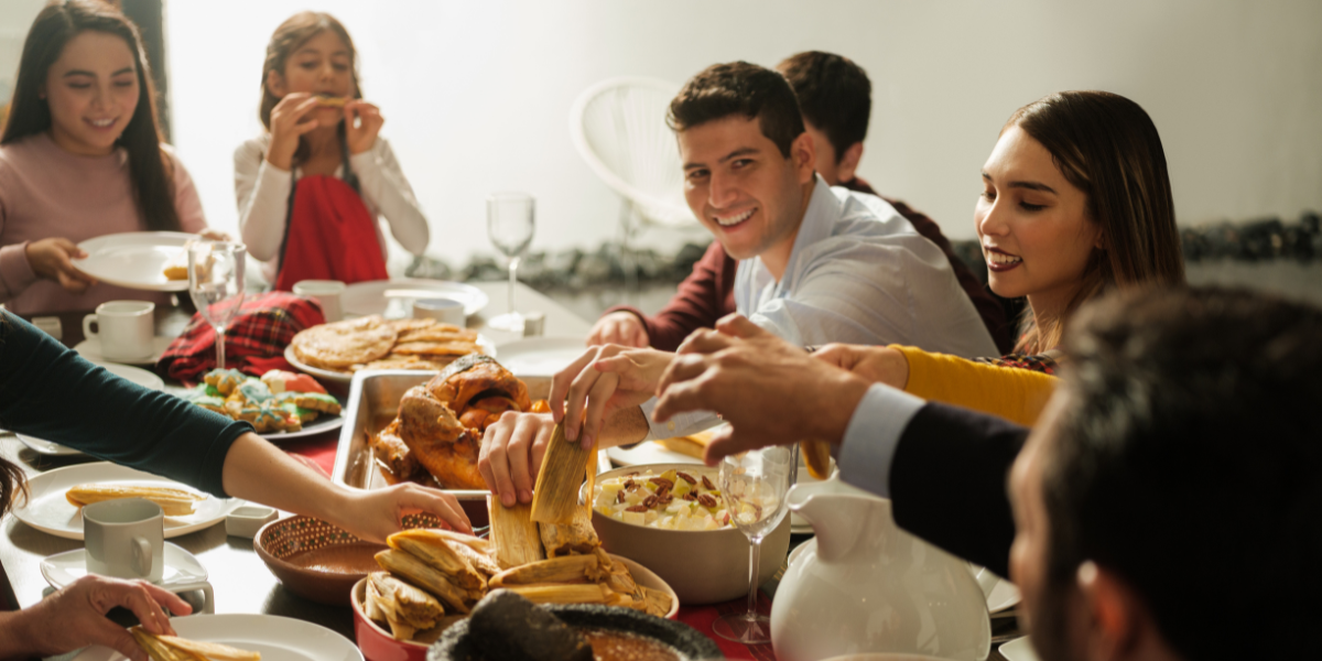 Cómo sobrevivir a las comidas familiares en Navidad
