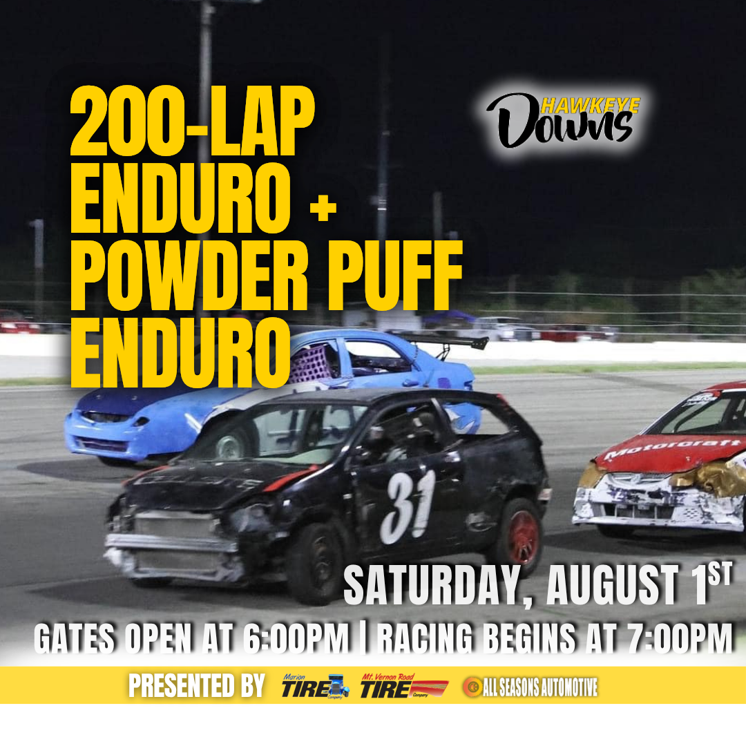 200-Lap Enduro + Powder Puff Enduro
