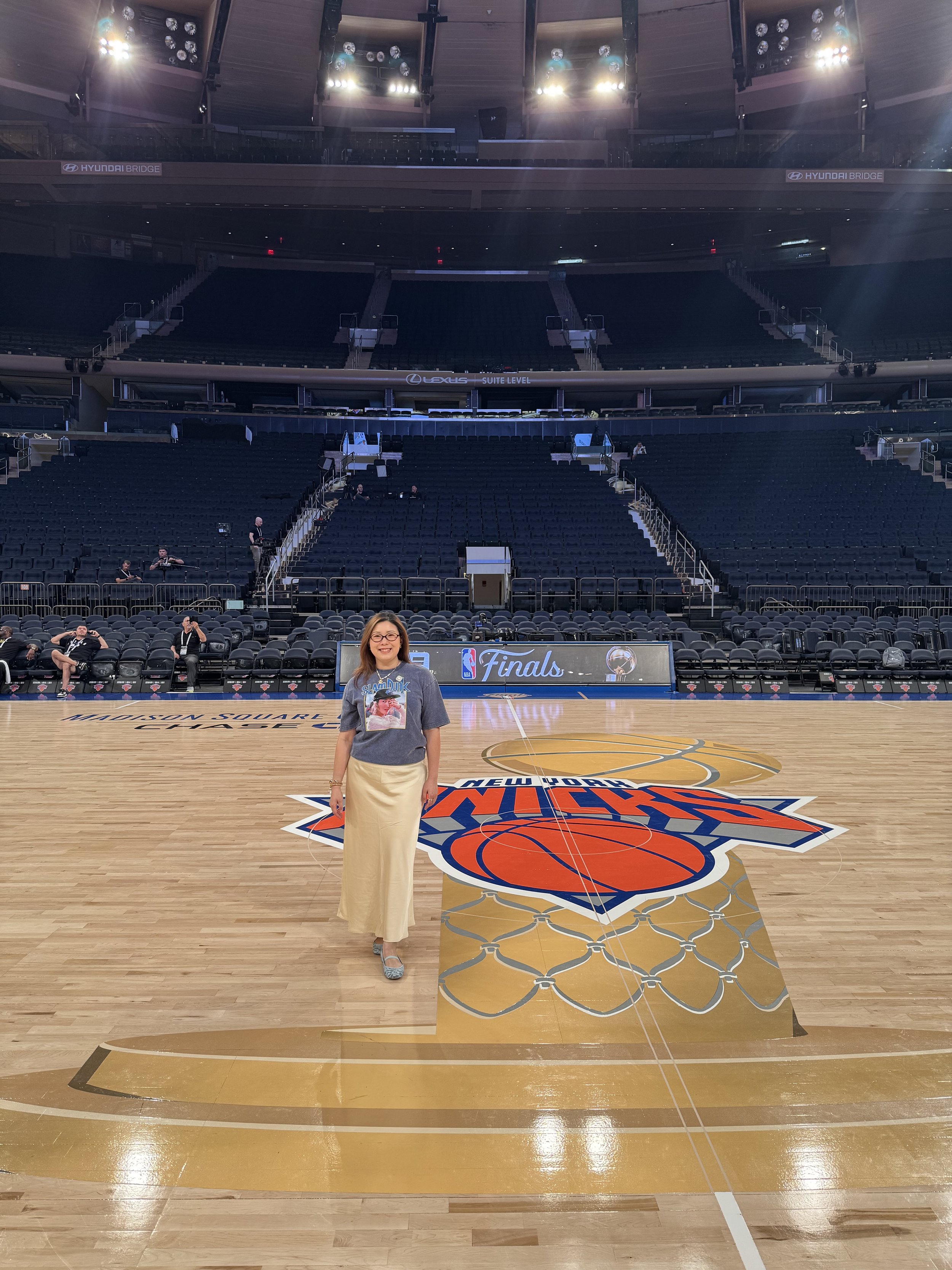 【NBA總決賽G3練習現場】幕後直擊麥迪遜廣場花園全面變身