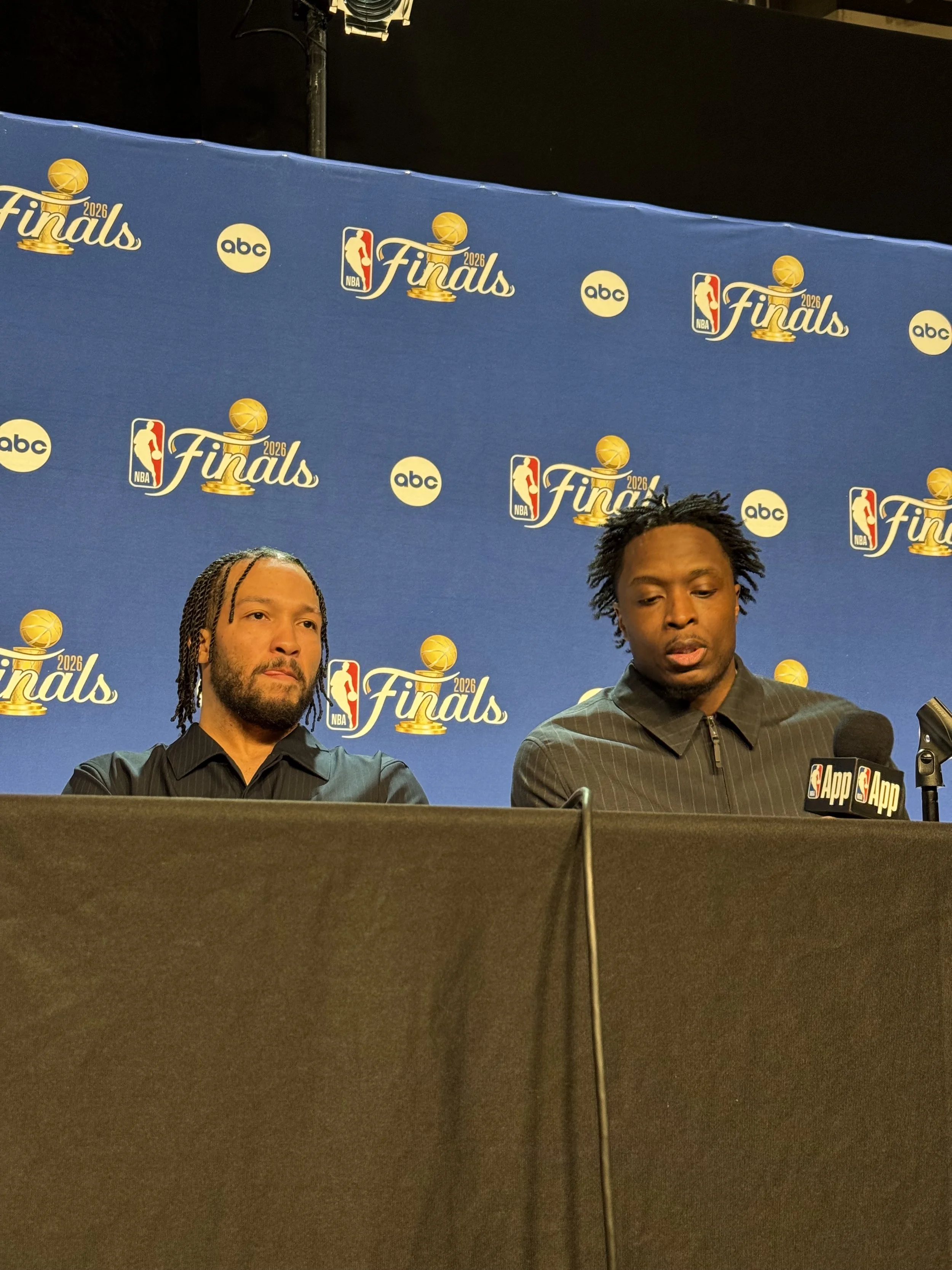 【NBA總決賽G1現場】OG Anunoby首度真正踏上總決賽舞台：只想享受當下