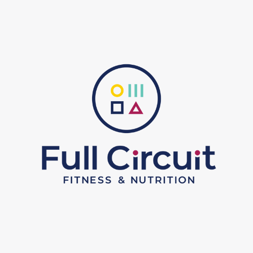 Full Circuit Fitness & Nutrition logo with colorful geometric shapes above the text.