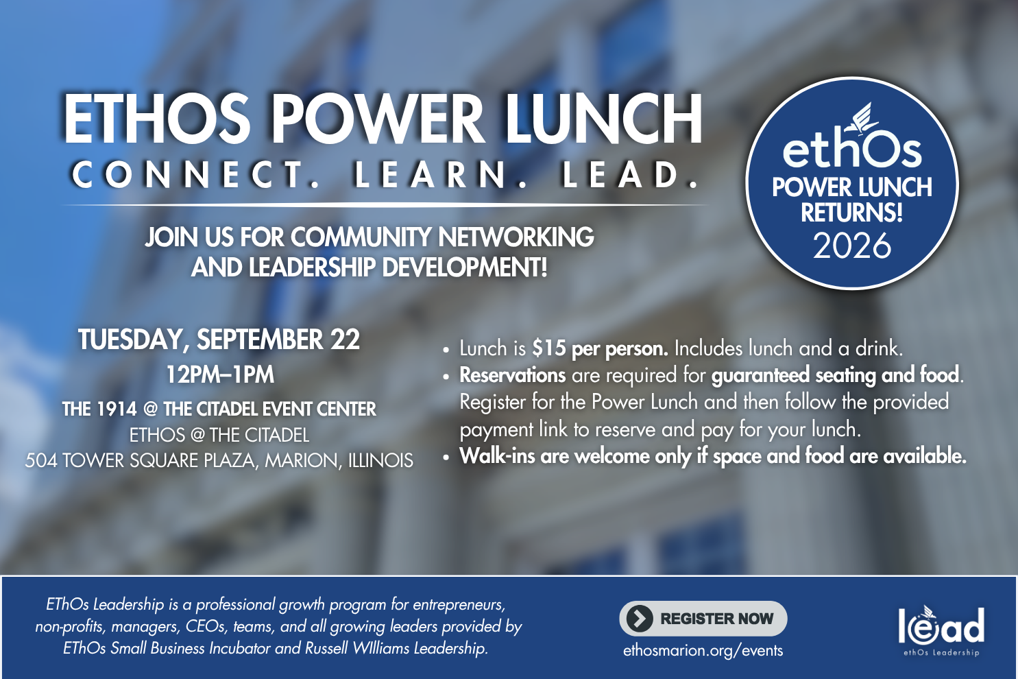 Ethos Power Lunch