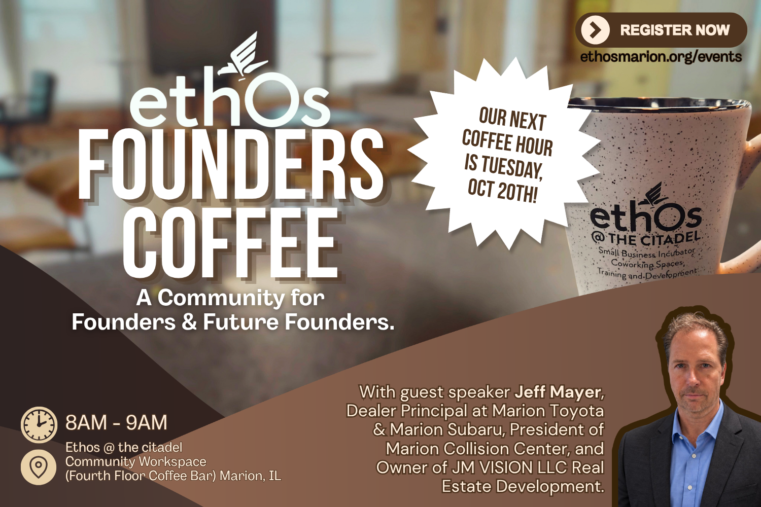 Ethos Founders Coffee: Entrepreneurs Helping Entrepreneurs!