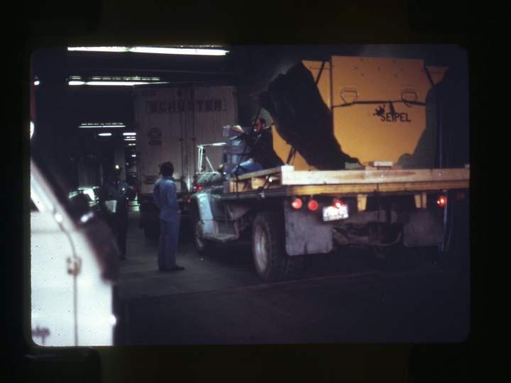 The Enviro-plug team entering the loading area of The Haynes Convention Center.