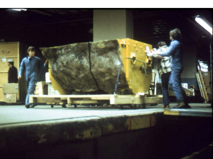 Transporting the Enviro-plug to the Seipel Manufacturing booth