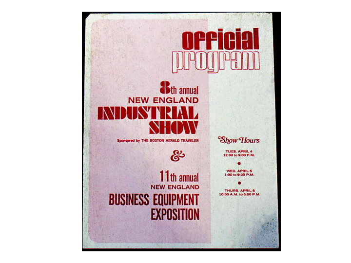 New England Industrial Show brochure