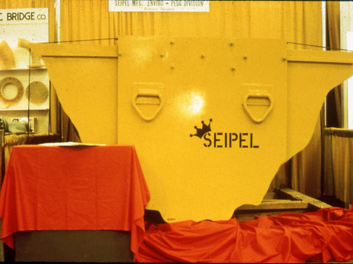 The Seipel Manufacturing, Enviro-plug Division Exhibition Booth set up and open for business.