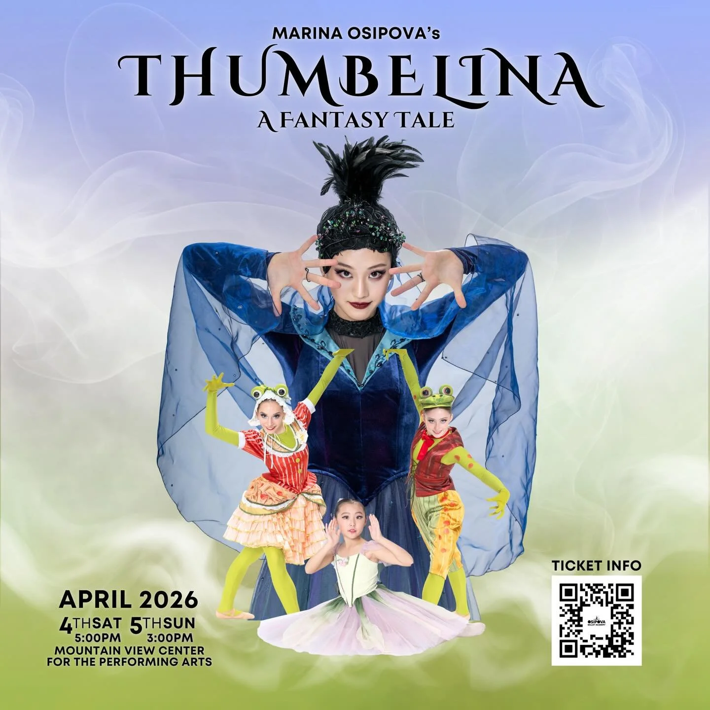 🌷Osipova Ballet Academy presents the 3rd Annual Production of &ldquo;Thumbelina, A Fantasy Tale&rdquo;:✨TICKET SALES LIVE!✨

Journey with OBA to the Magical Fairy World of Thumbelina!

Choreographed &amp; Staged by Founder &amp; Artistic Director Ma