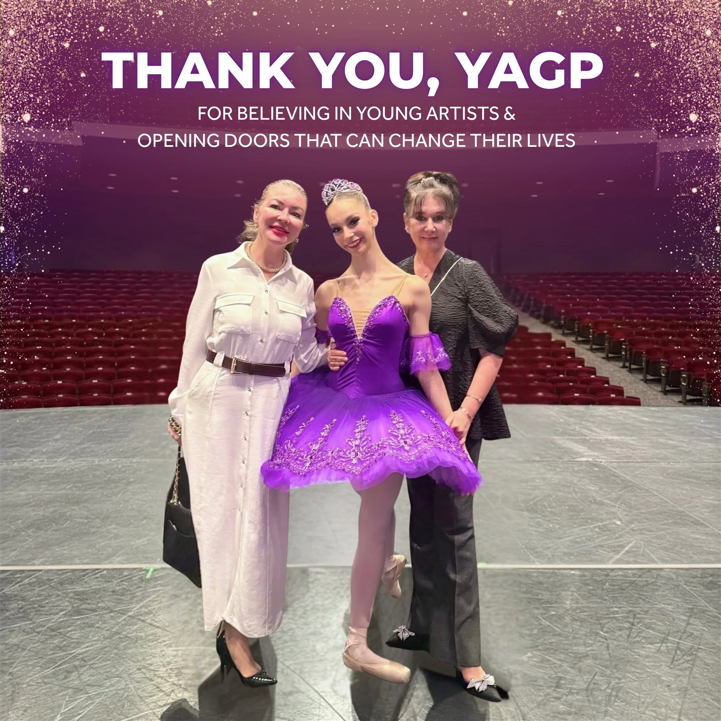With immense gratitude to @yagp, Ms. Larissa &amp; Mr. Gennadi for everything you have created &amp; continue to do for the ballet world. 💗🫶

For OBA, YAGP has never been simply a competition. Over the years, we have witnessed firsthand how this ex