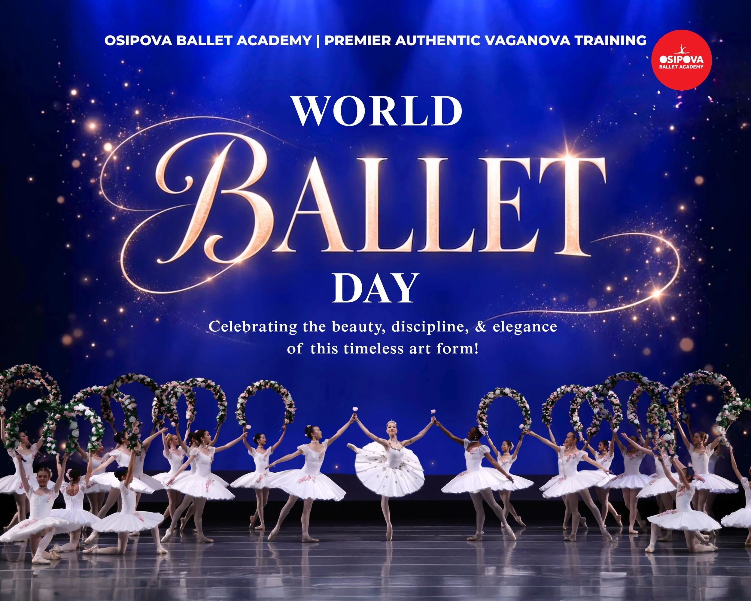 Happy World Ballet Day from Osipova Ballet Academy: Bay Area&rsquo;s Leading Institution specializing in Premier Authentic Vaganova Training! 🌎💗

Today, we celebrate the timeless beauty, discipline, &amp; artistry of classical ballet, honoring its 