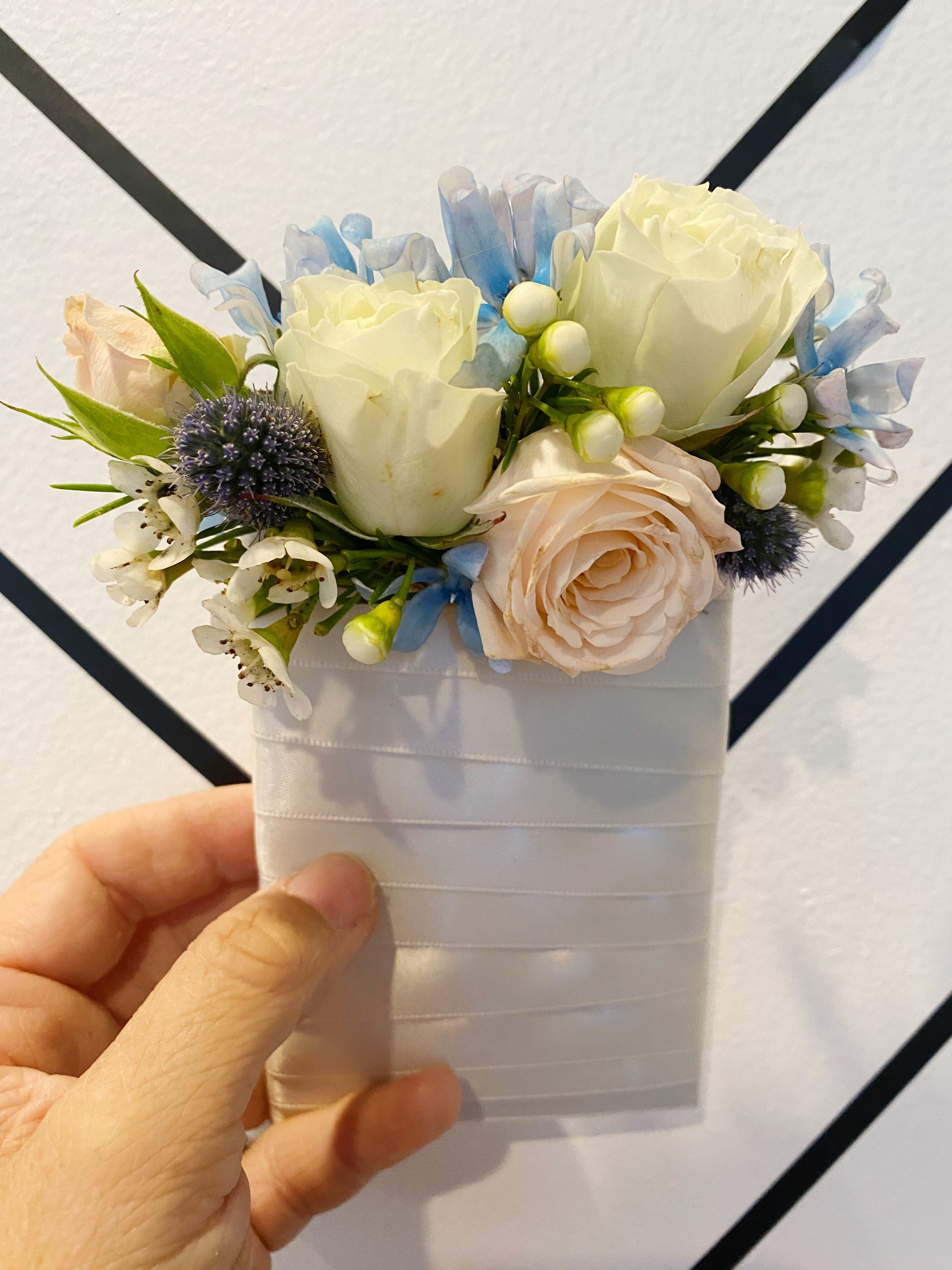Pocket Square Boutonniere