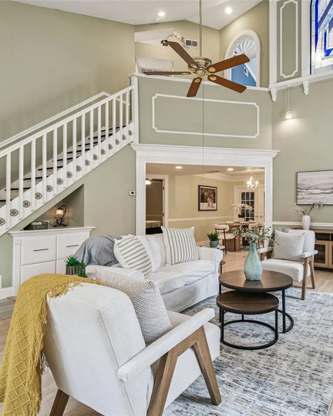 Let&rsquo;s play a quick game!! Swipe between these two photos:

Photo A: A staged version with clean lines, soft neutrals, and a cozy vibe.
Photo B: An empty living room with no personality of vision.

Now ask yourself...Which one feels like home?

