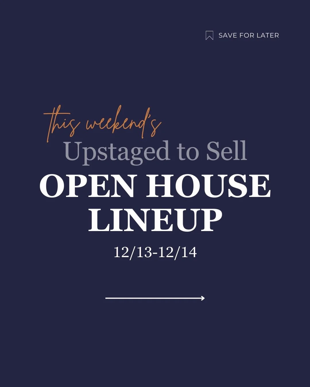 Step inside the difference expert staging makes. This weekend, tour five stunning homes across Tampa Bay, each beautifully staged by Upstaged to Sell and strategically listed by Tampa&rsquo;s top agents, to captivate buyers and spark offers.⁠

✨ From