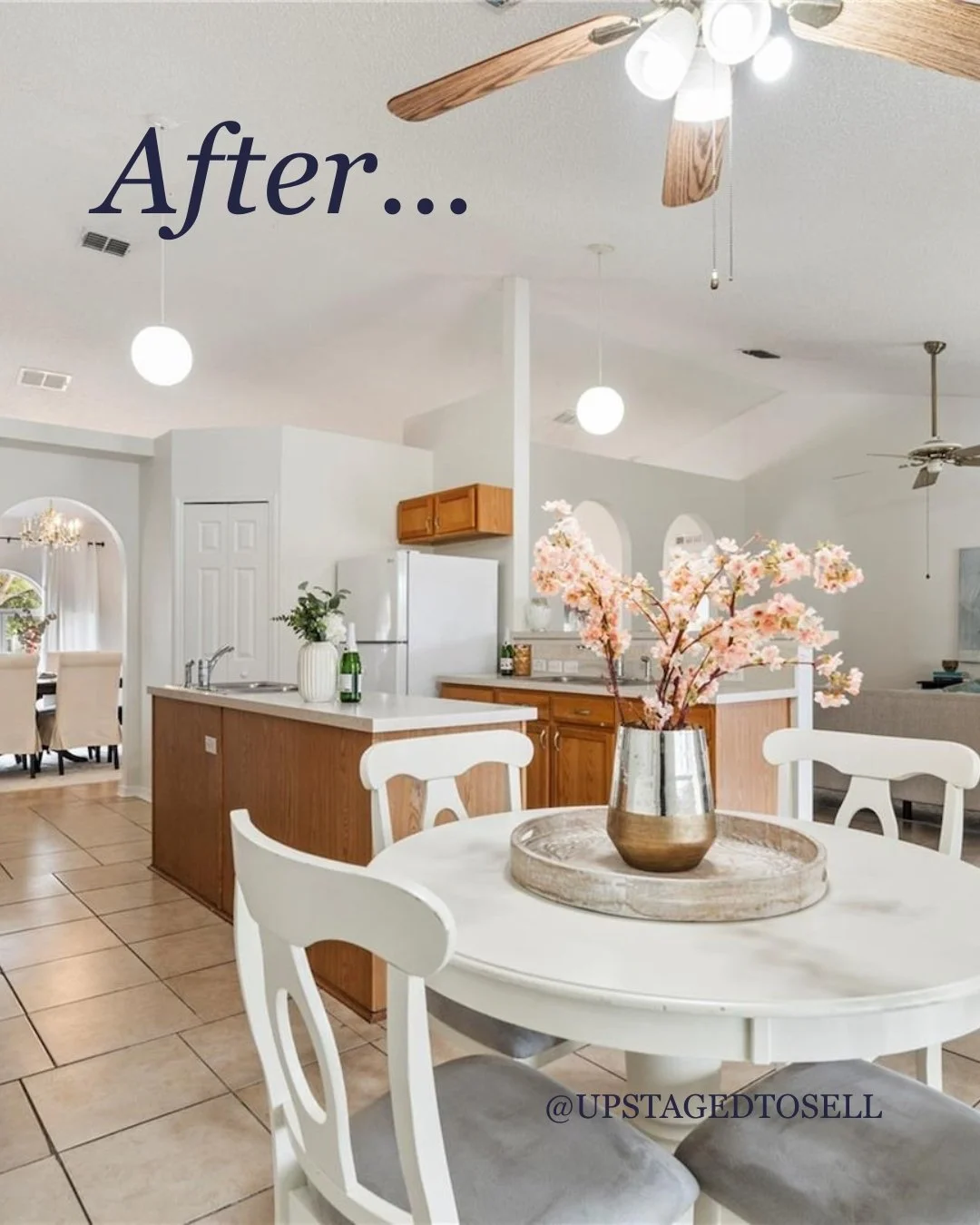 This home sat empty when the realtor first reached out to us for staging. In it's current state, it would've been hard for buyers to connect with the space. After staging, it felt inviting, lived-in, and move-in ready. 

That's why it went pending in