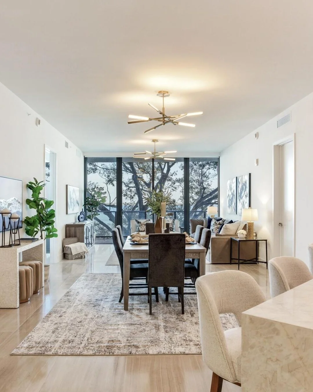 Staging may look effortless in the final photos, but the reality is piles of accessories, hours of arranging, and sometimes a barefoot balancing act to get every detail just right.

Realtors don't usually see this part, but you feel the impact every 