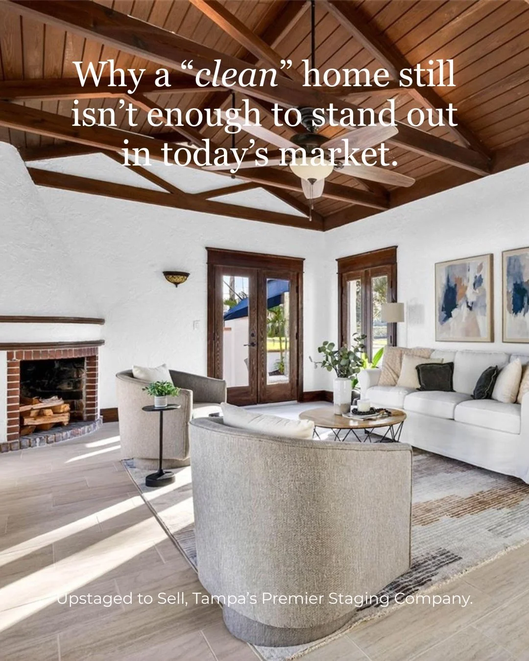 A home can be spotless and still not feel market-ready.

That's the part many sellers don't realize.

Buyers aren't just noticing whether a home is clean. They're reacting to how the space feels the moment they walk in or scroll past the photos. 

If