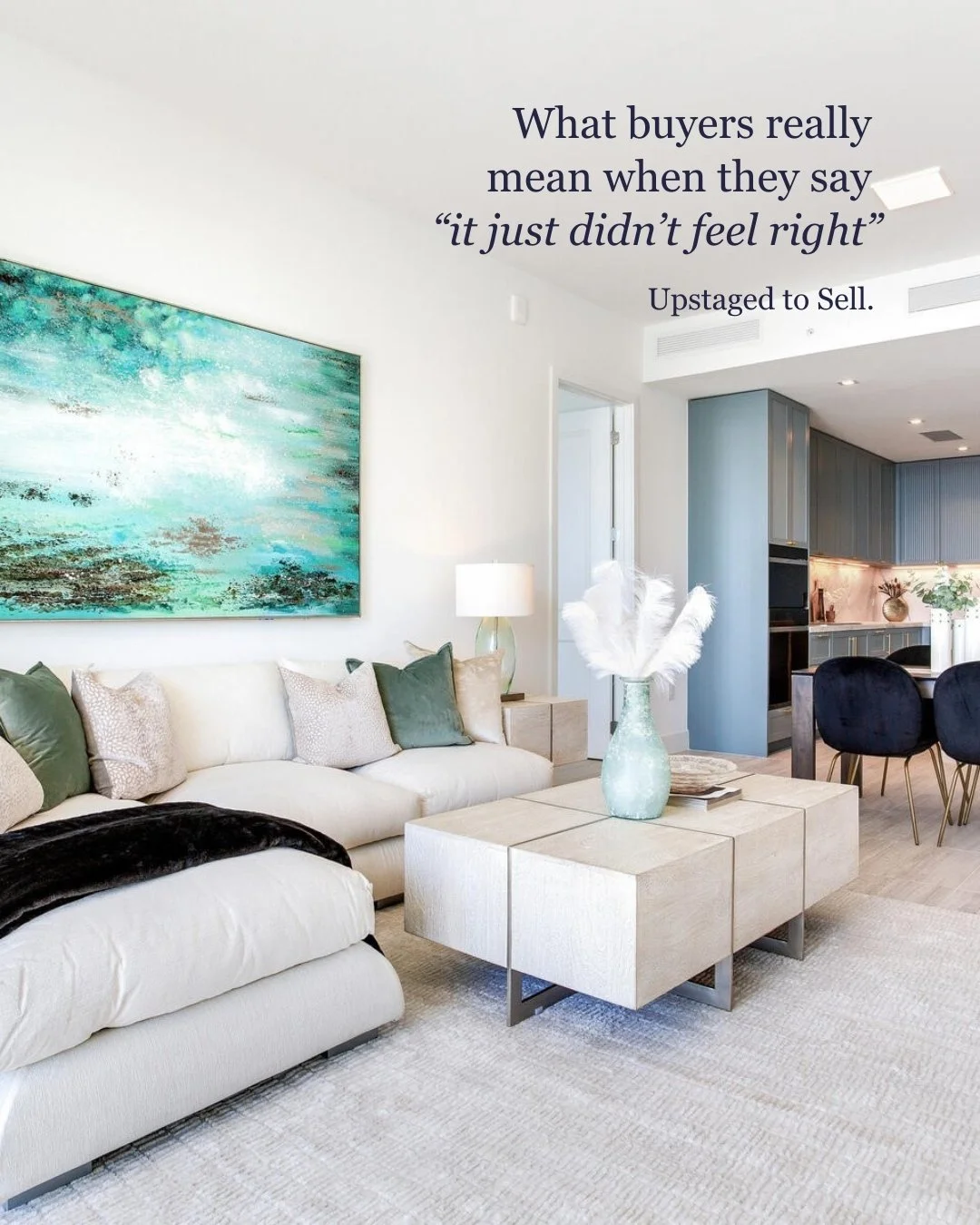 "It just didn't feel right" is one of the most frustrating pieces of buyer feedback.

Because what does that even mean?

Usually, it means the buyer was reacting to something emotional they couldn't fully put into words.

A few common reaso