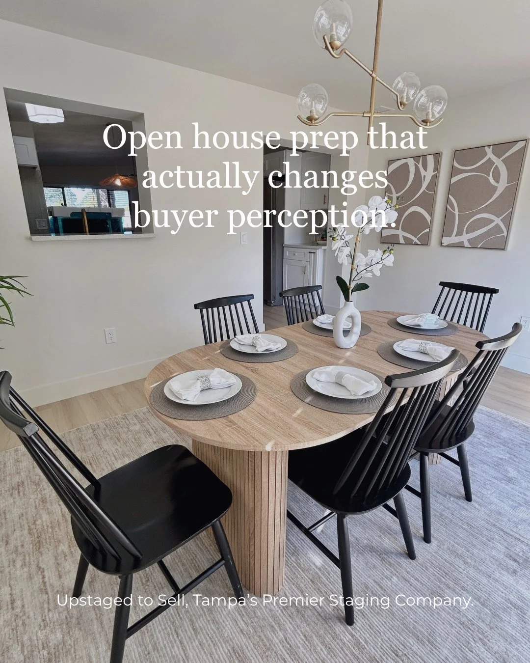 An open house doesn't need more snacks. It needs more clarity.

Because what buyers remember most isn't the bottled water or the cookies. It's how the home made them feel.

Here are a few presentation details that actually change buyer perception:

✨