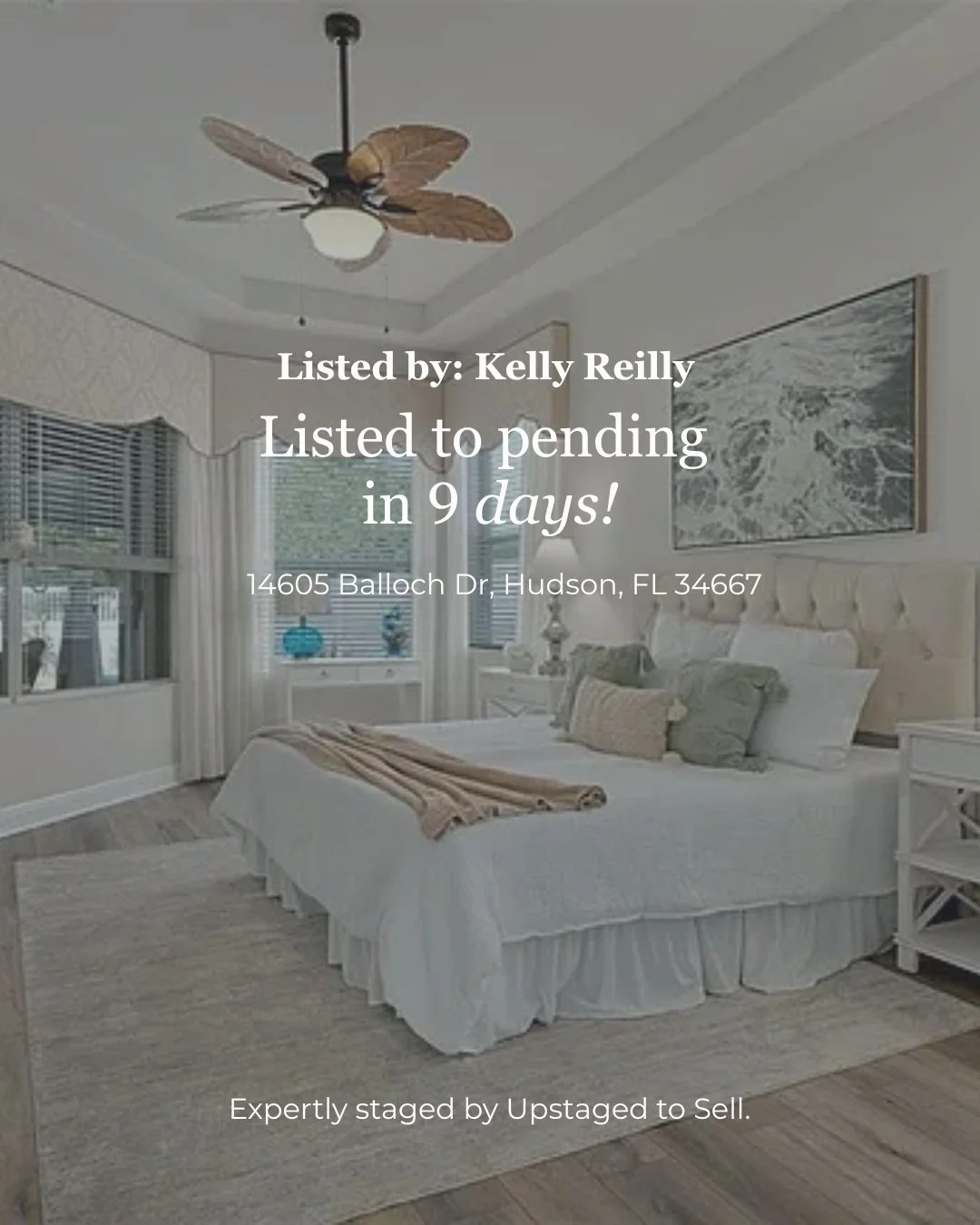 Pending in 9 days. 🔑

Congrats to Kelly Reilly and her sellers on 14605 Balloch Dr in Hudson &mdash; a beautifully run listing from start to finish. 🥂

Proof that when the right team comes together, homes don't sit. They sell.