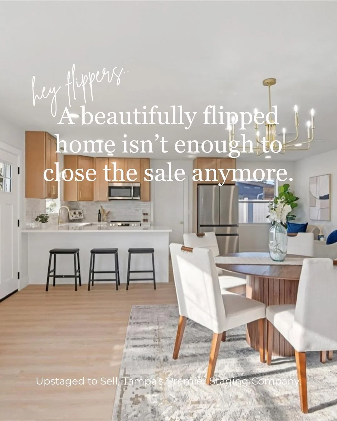 If you're flipping properties in Tampa Bay, you already know the spread between a good flip and a great flip isn't in the kitchen cabinets anymore. 
 
You can pour money into renovation and still leave thousands on the table if the finished product d