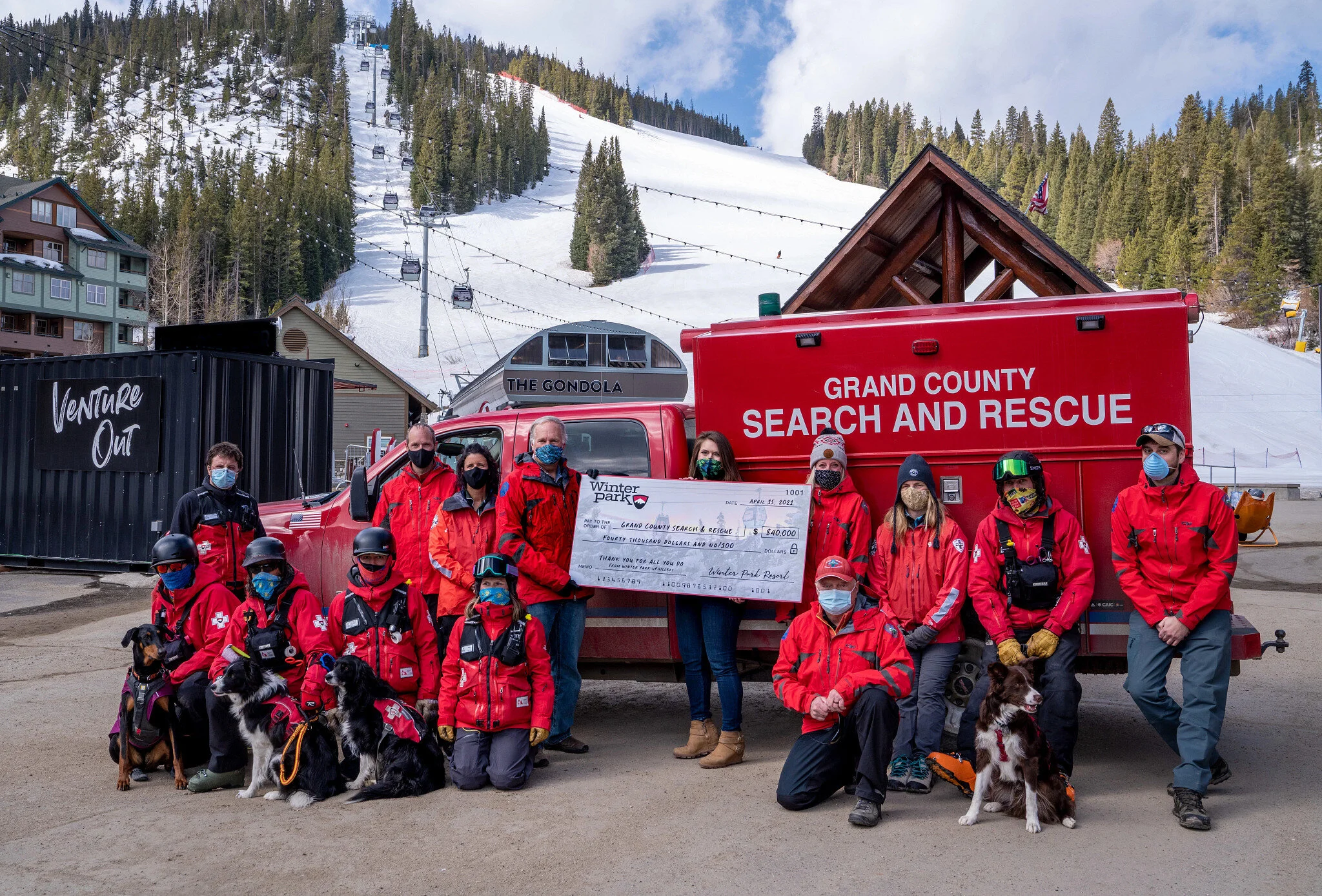 Winter Park Resort Makes 40 000 Donation Grand County Search And Rescue
