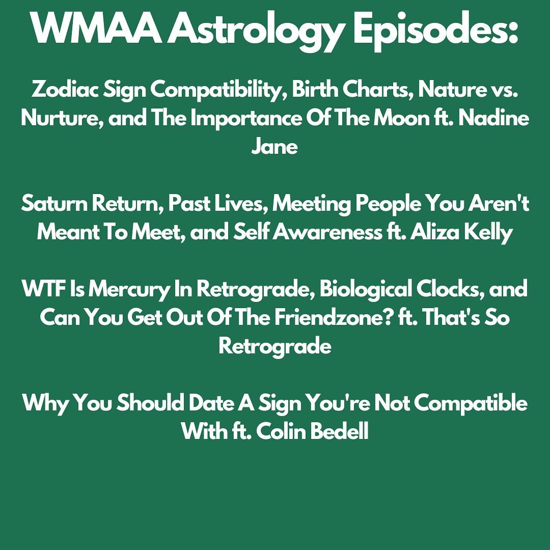 For my astrology lovers! You can search for these titles and they will come up for you to listen 🌝 #wemetatacme