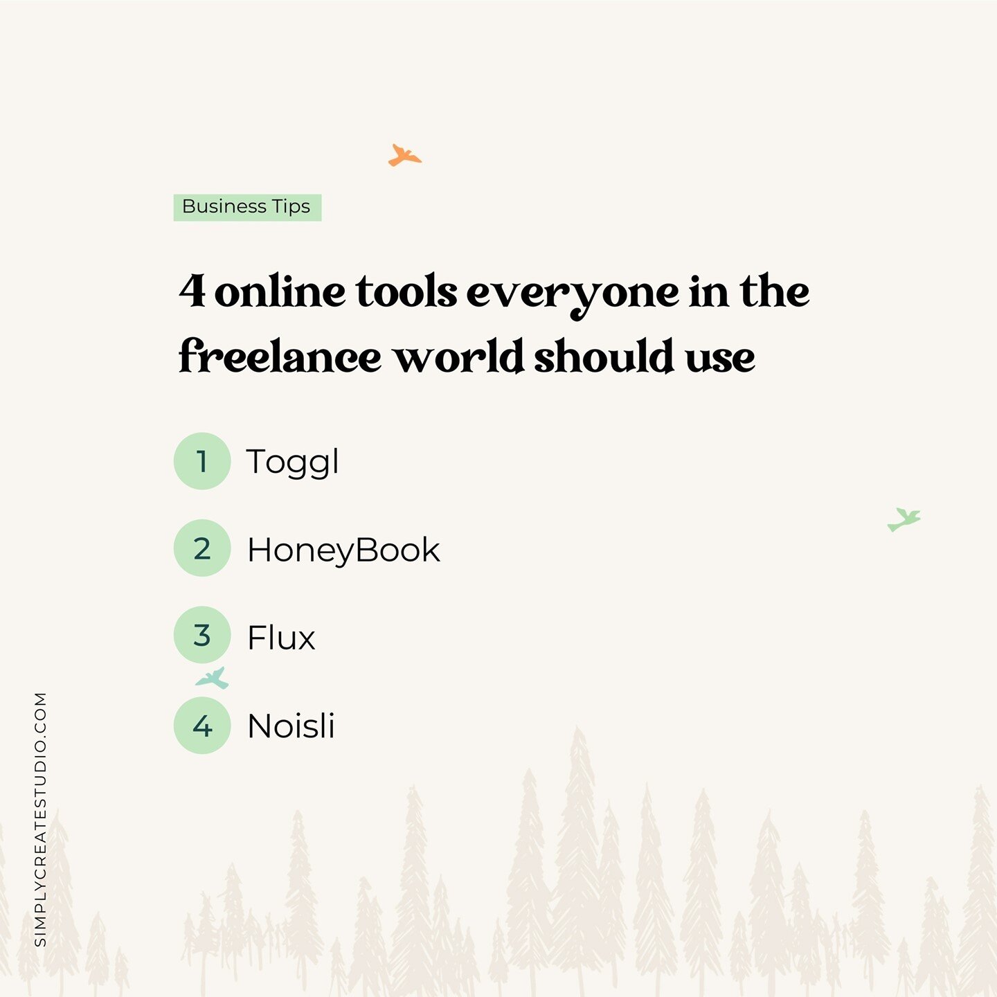 💁🏻&zwj;♀️ Freelancers go through unique challenges that sole 9-5ers just don&rsquo;t understand.⁠
⁠
👍 Luckily, there are tools out there to help us manage those challenges:⁠
⁠
👉 Toggl:⁠
This app helps me keep on track of my hours while working fo